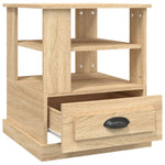 Sidebord Sonoma Eik 50X50X60 Cm Konstruert Tre