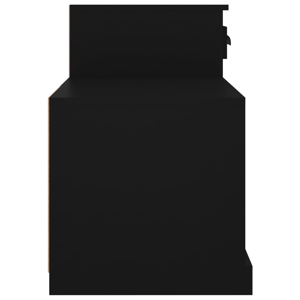 Skoskap Svart 100X42X60 Cm Konstruert Tre