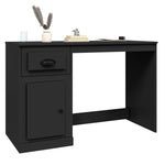 Skrivebord Med Skuff Svart 115X50X75 Cm Konstruert Tre