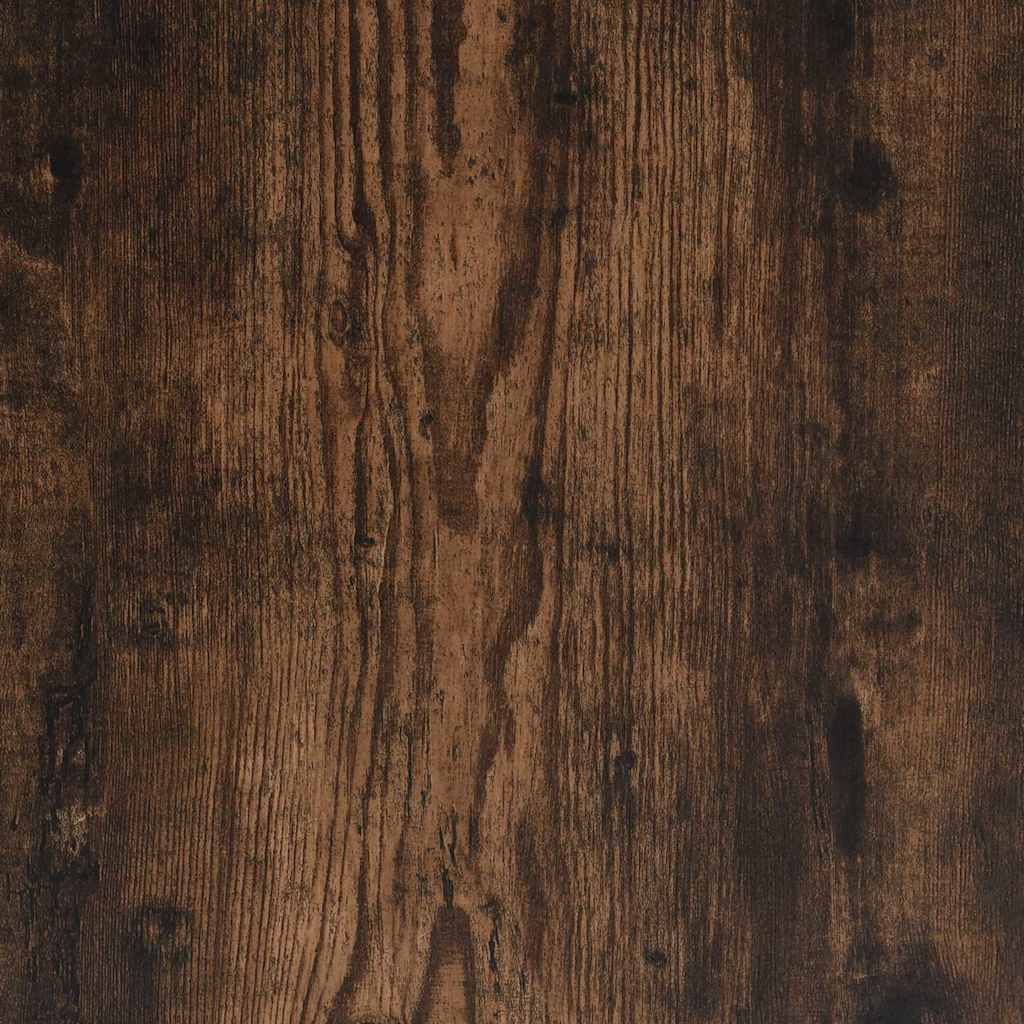 Skrivebord Med Skuff Røkt Eik 115X50X75 Cm Konstruert Tre