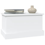 Oppbevaringsboks Hvit 50X30X28 Cm Konstruert Tre