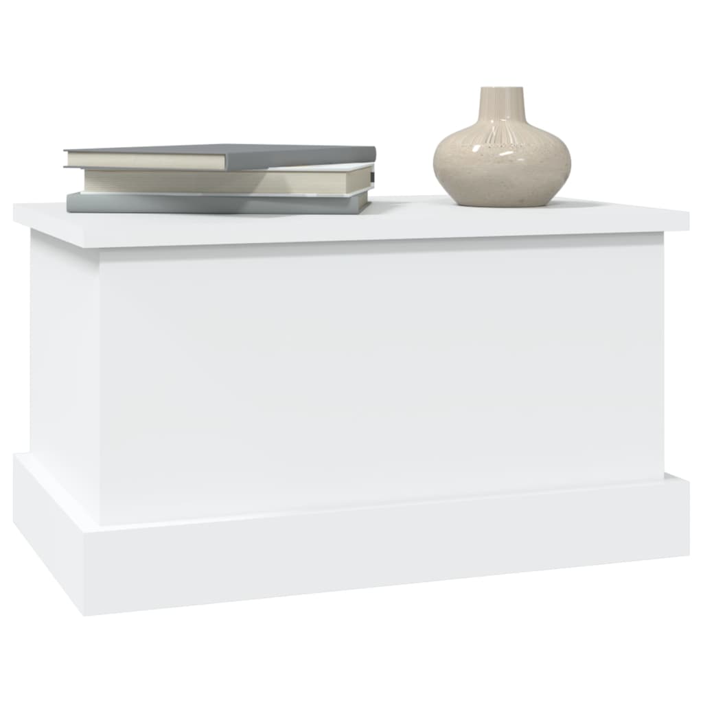 Oppbevaringsboks Hvit 50X30X28 Cm Konstruert Tre