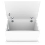 Oppbevaringsboks Hvit 50X30X28 Cm Konstruert Tre