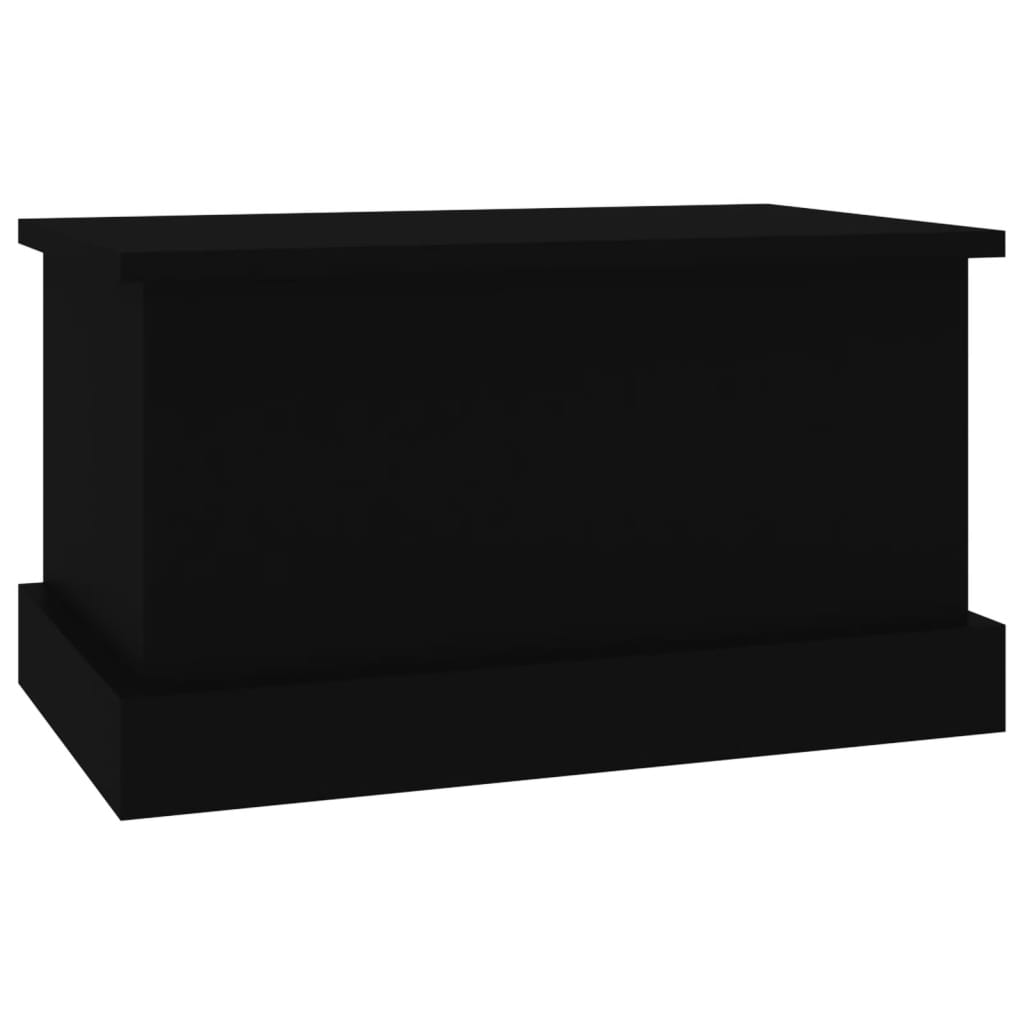 Oppbevaringsboks Svart 50X30X28 Cm Konstruert Tre