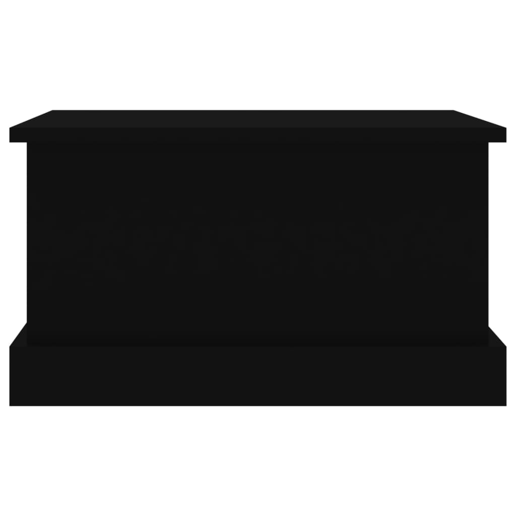 Oppbevaringsboks Svart 50X30X28 Cm Konstruert Tre