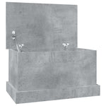 Oppbevaringsboks Betonggrå 50X30X28 Cm Konstruert Tre