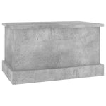 Oppbevaringsboks Betonggrå 50X30X28 Cm Konstruert Tre