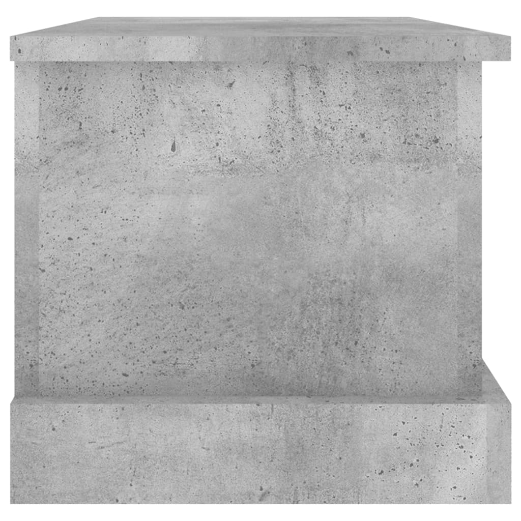 Oppbevaringsboks Betonggrå 50X30X28 Cm Konstruert Tre