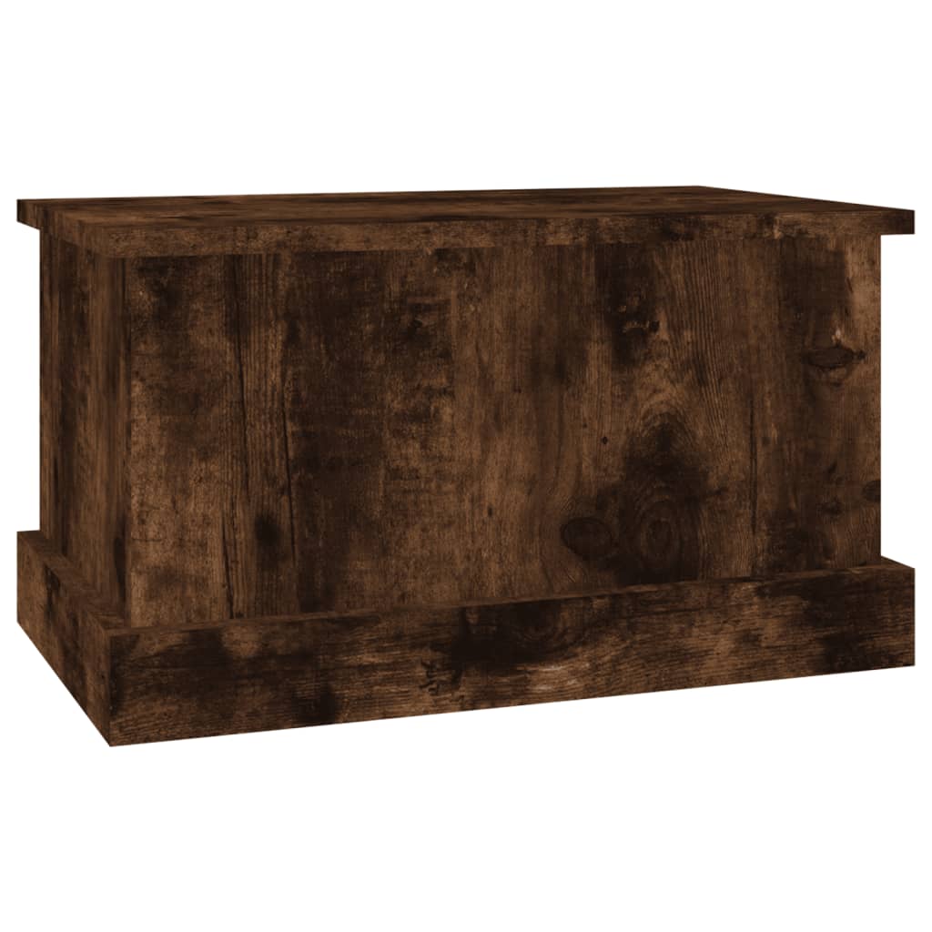 Oppbevaringsboks Røkt Eik 50X30X28 Cm Konstruert Tre
