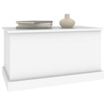 Oppbevaringsboks Hvit 70X40X38 Cm Konstruert Tre