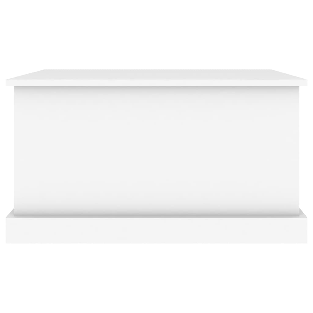 Oppbevaringsboks Hvit 70X40X38 Cm Konstruert Tre