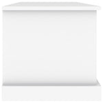 Oppbevaringsboks Hvit 70X40X38 Cm Konstruert Tre