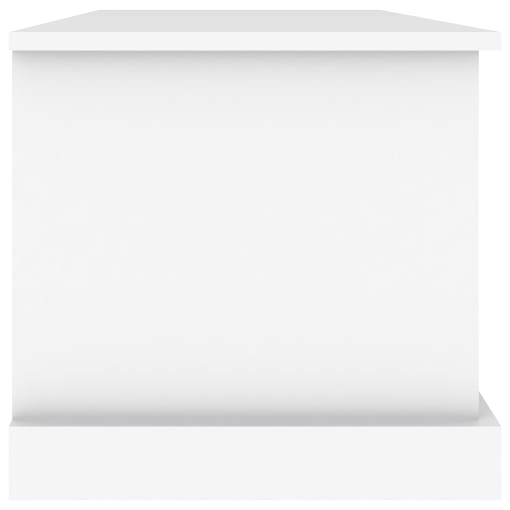 Oppbevaringsboks Hvit 70X40X38 Cm Konstruert Tre