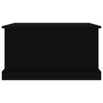 Oppbevaringsboks Svart 70X40X38 Cm Konstruert Tre