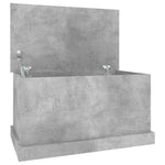 Oppbevaringsboks Betonggrå 70X40X38 Cm Konstruert Tre