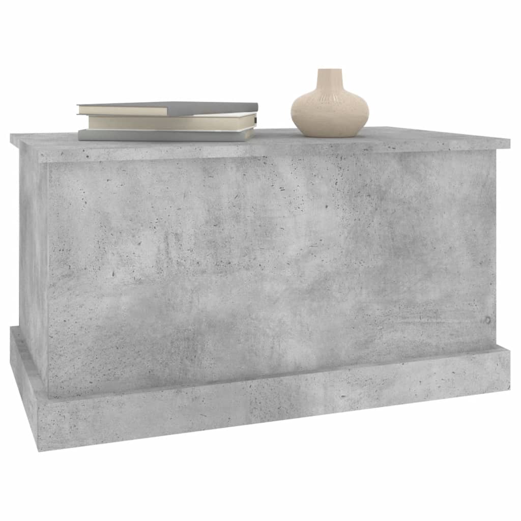 Oppbevaringsboks Betonggrå 70X40X38 Cm Konstruert Tre