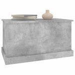 Oppbevaringsboks Betonggrå 70X40X38 Cm Konstruert Tre