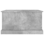 Oppbevaringsboks Betonggrå 70X40X38 Cm Konstruert Tre