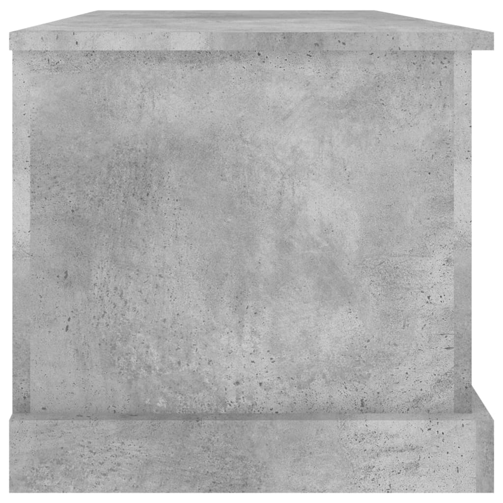 Oppbevaringsboks Betonggrå 70X40X38 Cm Konstruert Tre