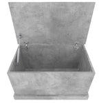 Oppbevaringsboks Betonggrå 70X40X38 Cm Konstruert Tre