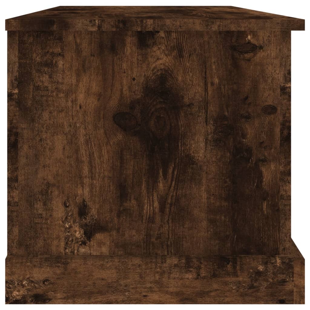 Oppbevaringsboks Røkt Eik 70X40X38 Cm Konstruert Tre