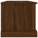 Oppbevaringsboks Brun Eik 70X40X38 Cm Konstruert Tre