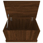 Oppbevaringsboks Brun Eik 70X40X38 Cm Konstruert Tre
