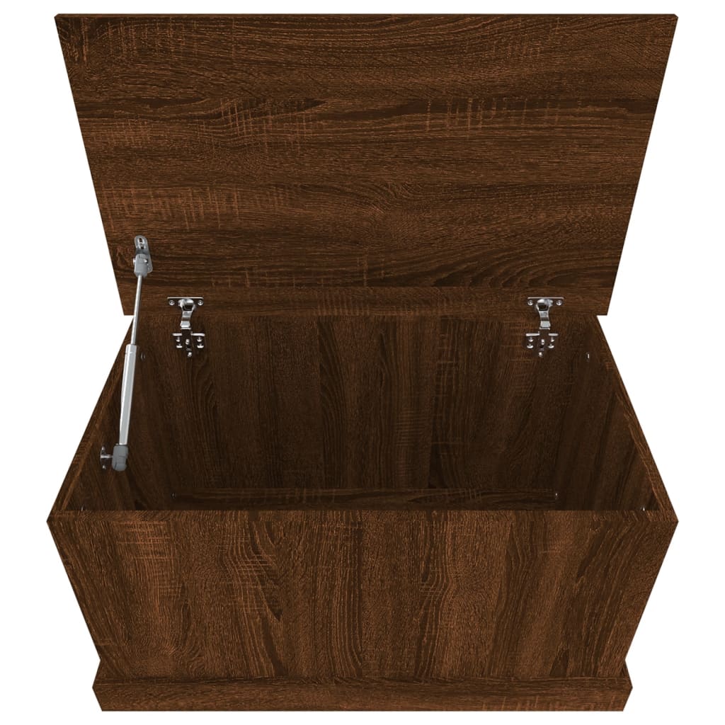 Oppbevaringsboks Brun Eik 70X40X38 Cm Konstruert Tre