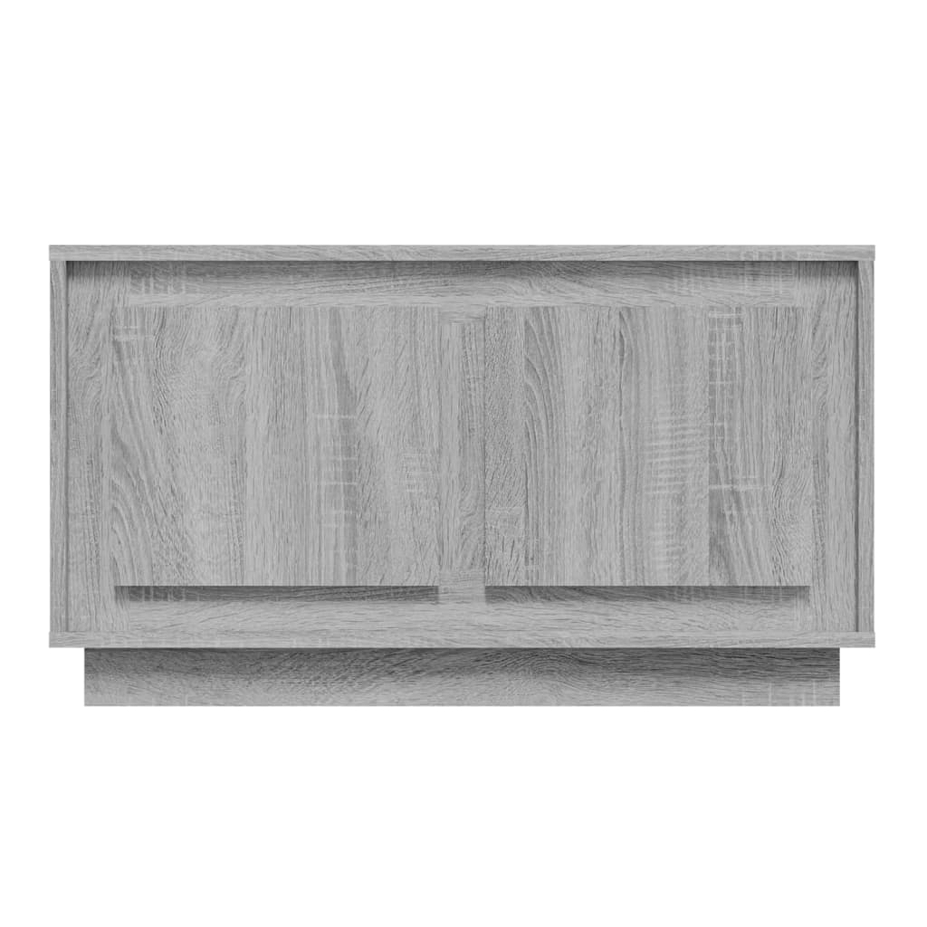 Skoskap Grå Sonoma 100X35X55 Cm Konstruert Tre