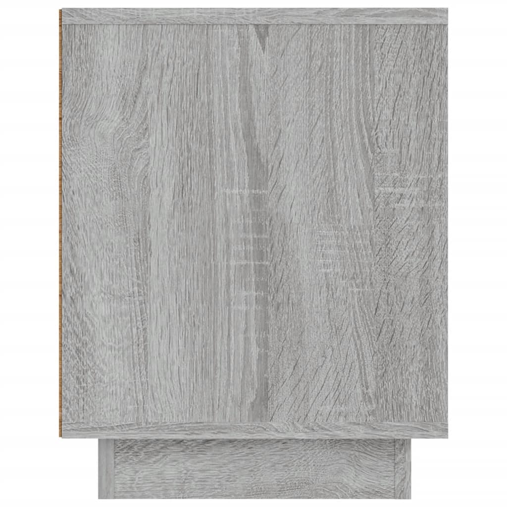 Skoskap Grå Sonoma 100X35X55 Cm Konstruert Tre