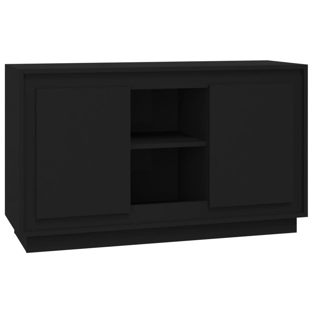 Skjenk Svart 102X35X60 Cm Konstruert Tre