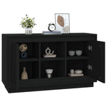 Skjenk Svart 102X35X60 Cm Konstruert Tre
