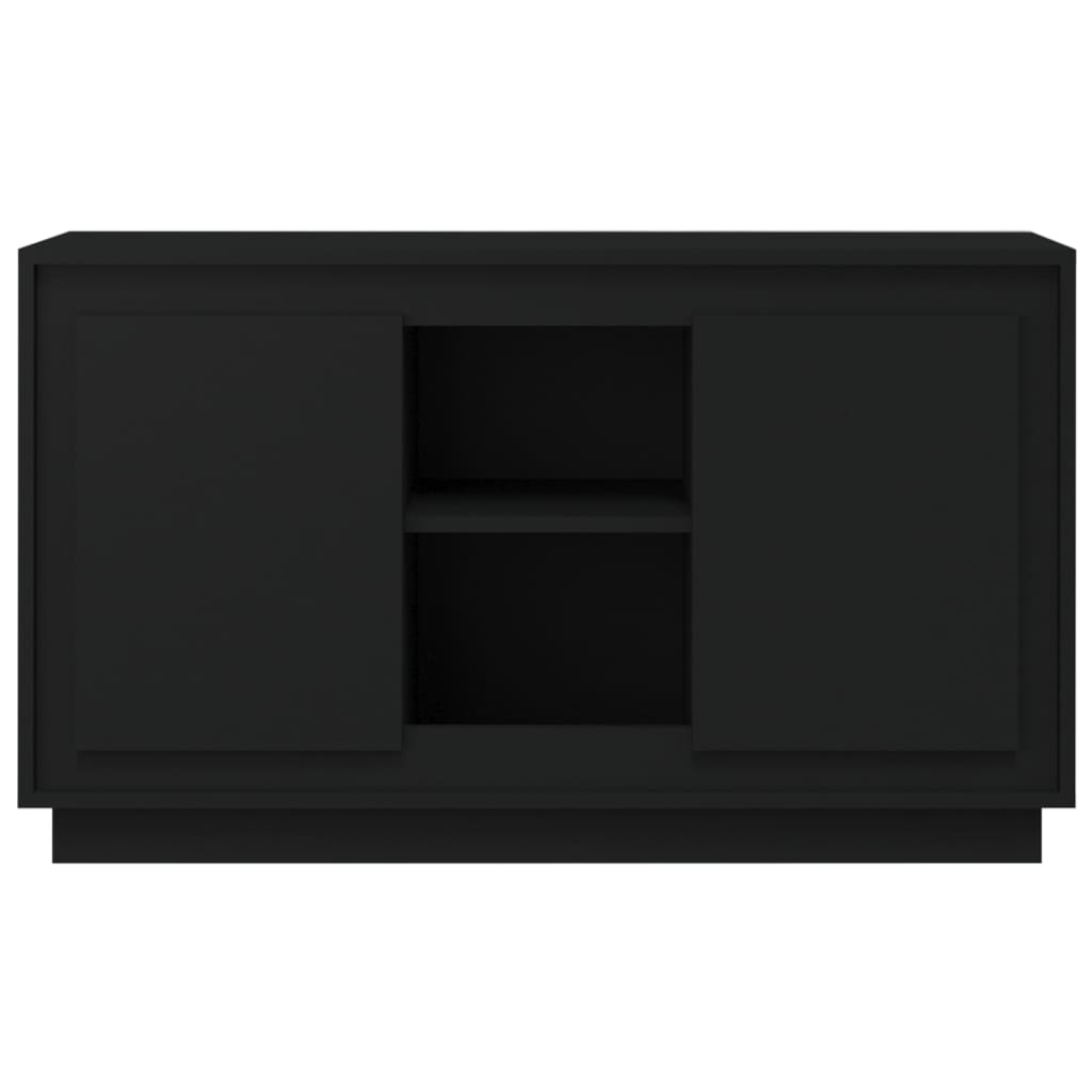 Skjenk Svart 102X35X60 Cm Konstruert Tre