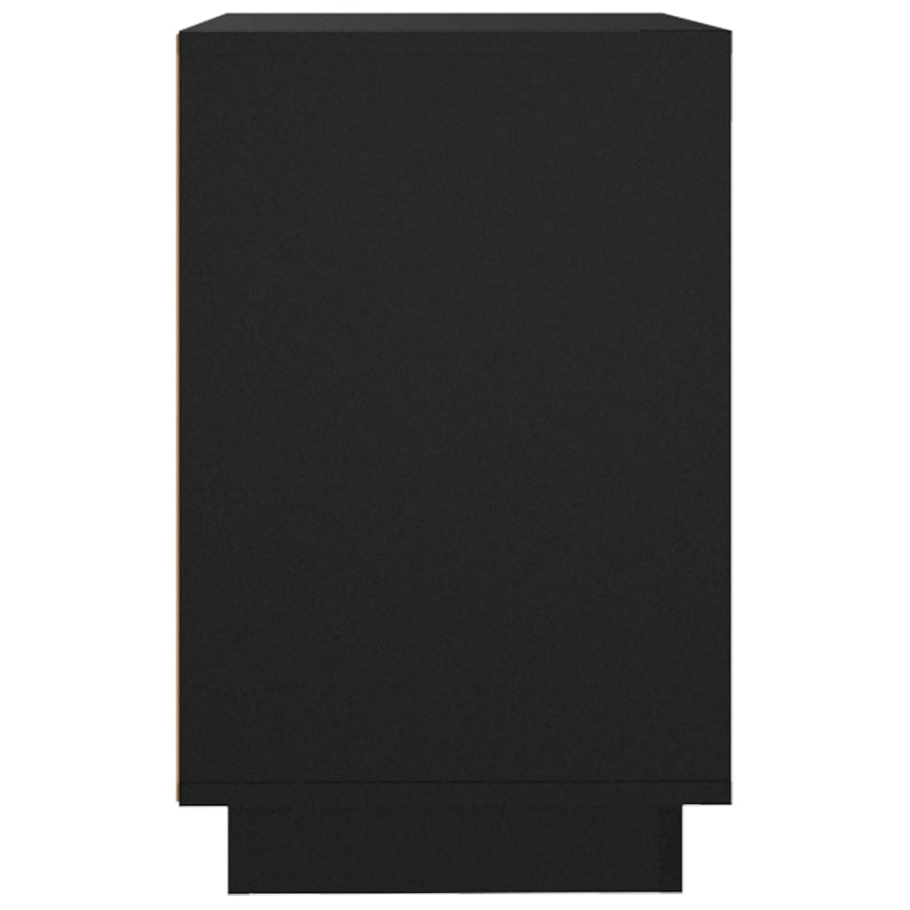 Skjenk Svart 102X35X60 Cm Konstruert Tre