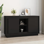Skjenk Svart 102X35X60 Cm Konstruert Tre