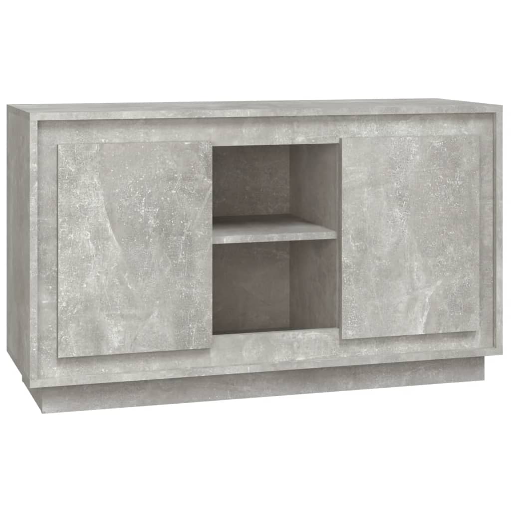 Skjenk Betonggrå 102X35X60 Cm Konstruert Tre