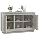 Skjenk Betonggrå 102X35X60 Cm Konstruert Tre