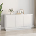Skjenk Hvit 102X35X55 Cm Konstruert Tre