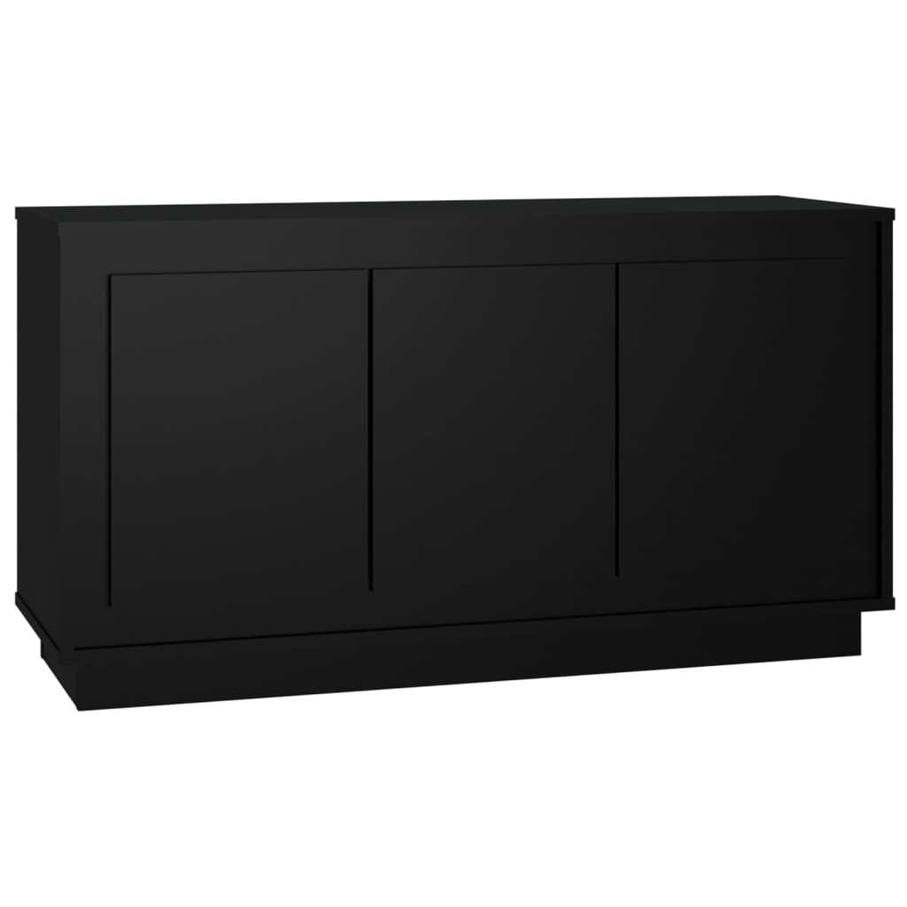 Skjenk Svart 102X35X55 Cm Konstruert Tre