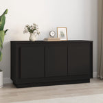 Skjenk Svart 102X35X55 Cm Konstruert Tre