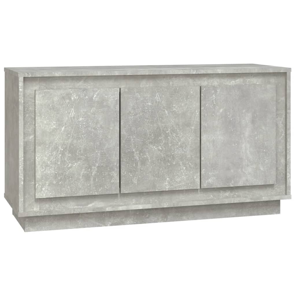 Skjenk Betonggrå 102X35X55 Cm Konstruert Tre