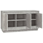 Skjenk Betonggrå 102X35X55 Cm Konstruert Tre