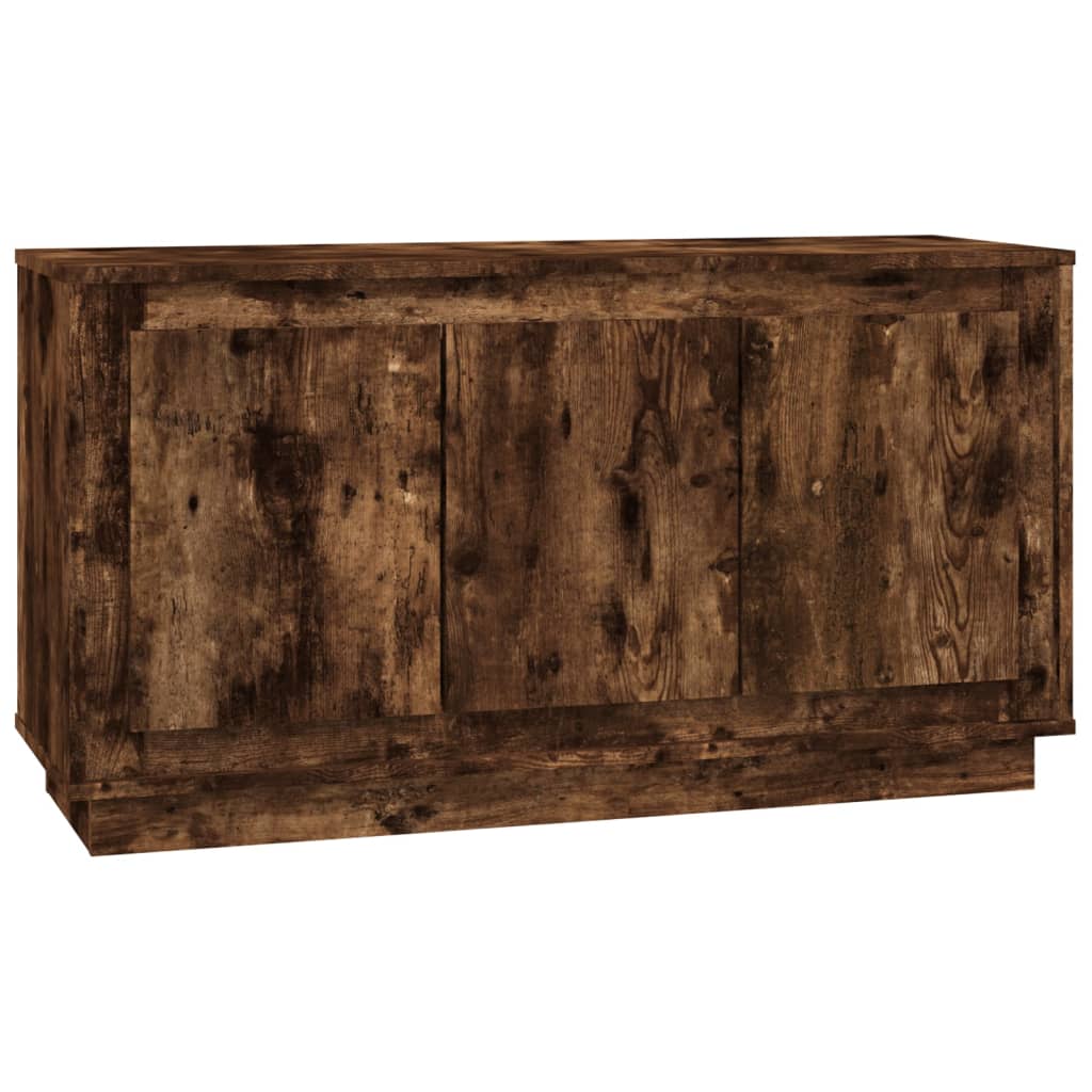 Skjenk Røkt Eik 102X35X55 Cm Konstruert Tre