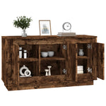 Skjenk Røkt Eik 102X35X55 Cm Konstruert Tre