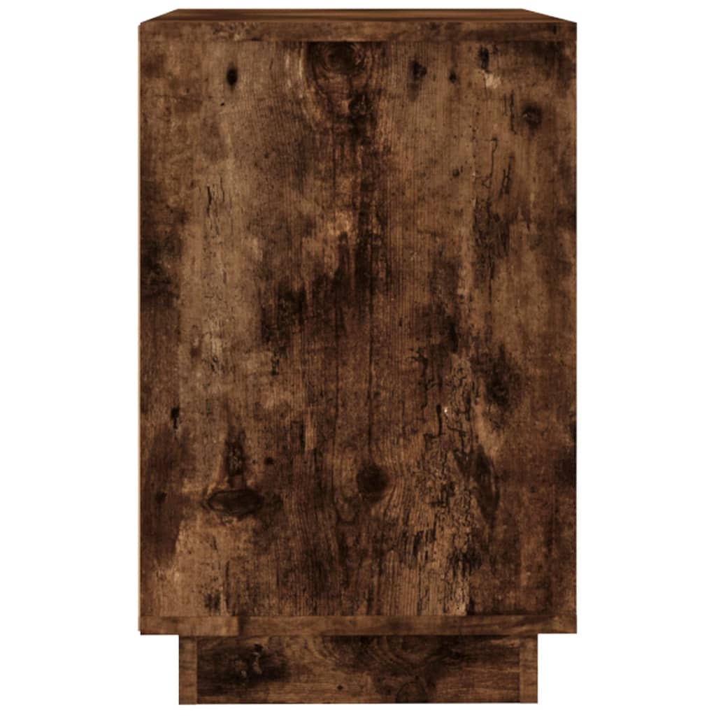 Skjenk Røkt Eik 102X35X55 Cm Konstruert Tre
