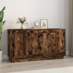 Skjenk Røkt Eik 102X35X55 Cm Konstruert Tre