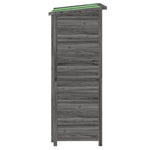 Hageredskapsbod Grå 83X57X140 Cm Heltre Furu