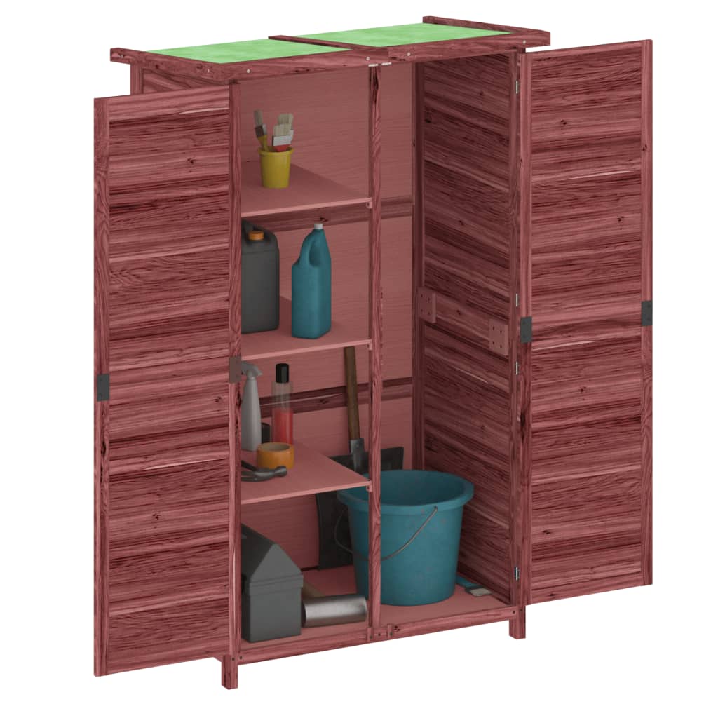Hageredskapsbod Mocca 83X57X140 Cm Heltre Furu