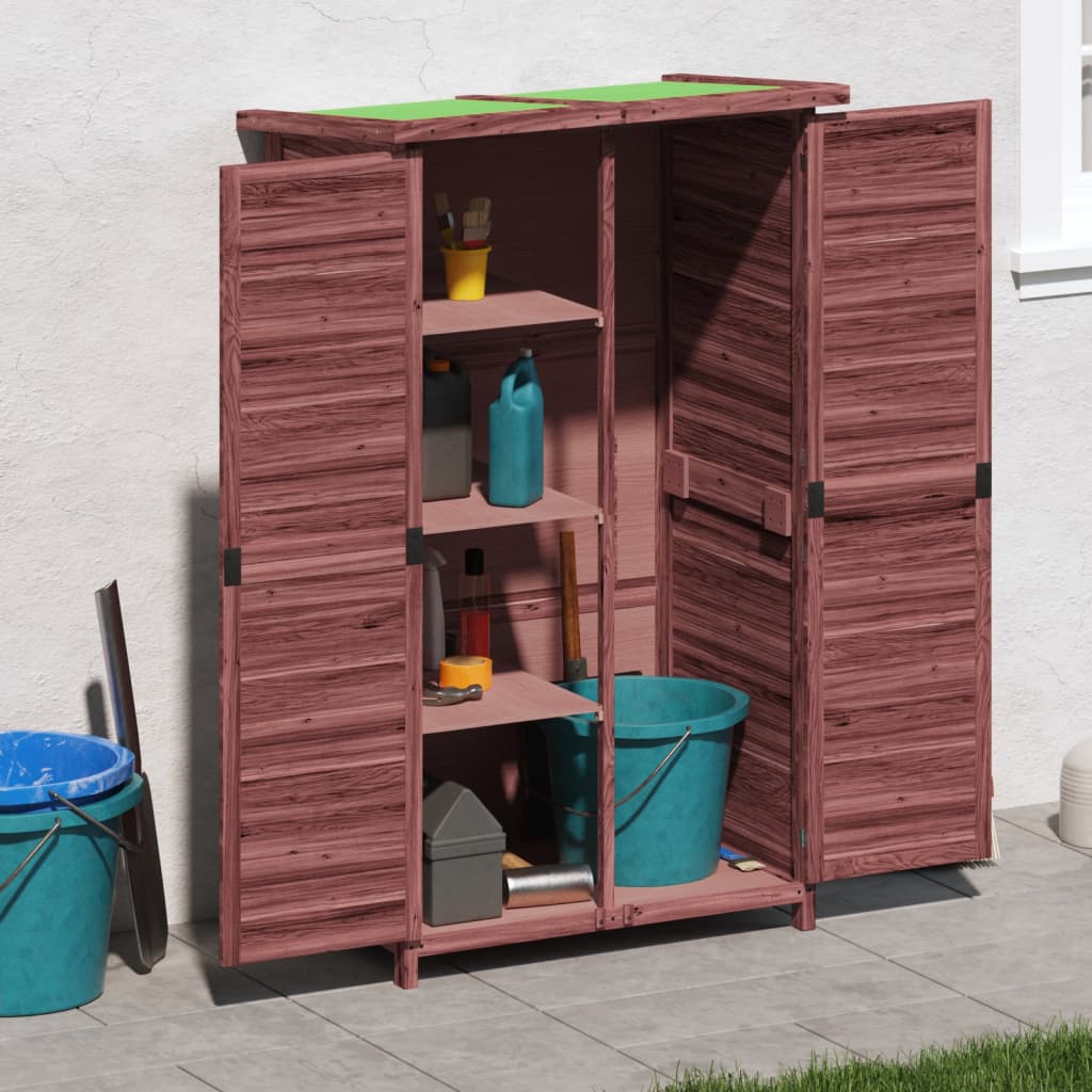 Hageredskapsbod Mocca 83X57X140 Cm Heltre Furu