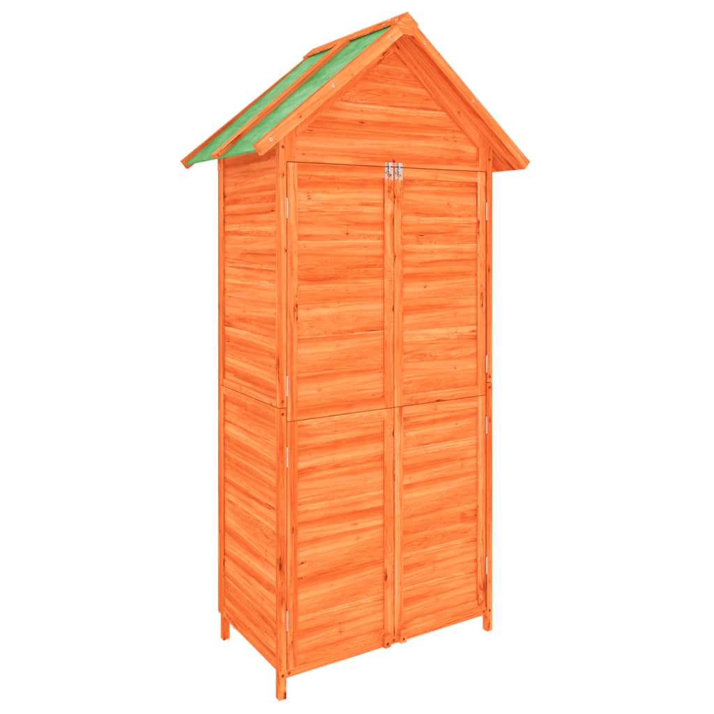 Hageredskapsbod Brun 89X52,5X175 Cm Heltre Furu